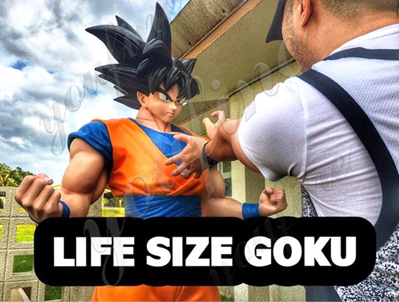 Fiberglass life-size Goku Statue in Park for Sale FOKK-005 - Fiberglass Statue - 6