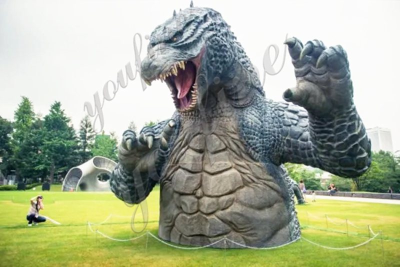 Fiberglass Giant Godzilla King Statue Figure Factory Supplier FOKK-003 - Fiberglass Statue - 4