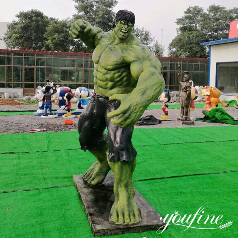 Large Marvel Avengers Incredible Hulk Man Statue for Sale BOK1-223 - Fiberglass Statue - 2