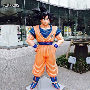 Fiberglass life-size Goku Statue in Park for Sale FOKK-005
