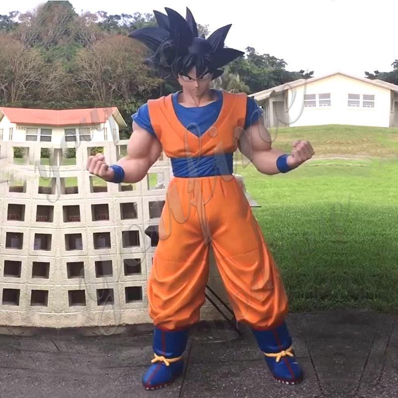 Fiberglass life-size Goku Statue in Park for Sale FOKK-005 - Fiberglass Statue - 3