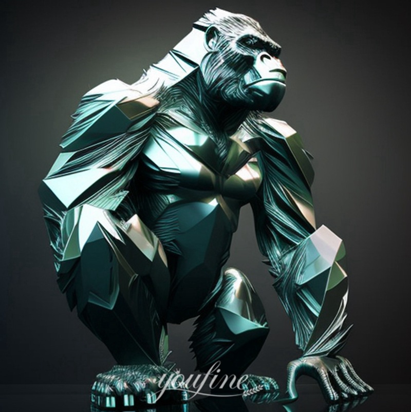 Giant Wild King Kong Gorilla Statue CSS-88 - Fiberglass Statue - 4