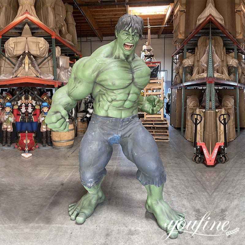 Large Marvel Avengers Incredible Hulk Man Statue for Sale BOK1-223 - Fiberglass Statue - 4