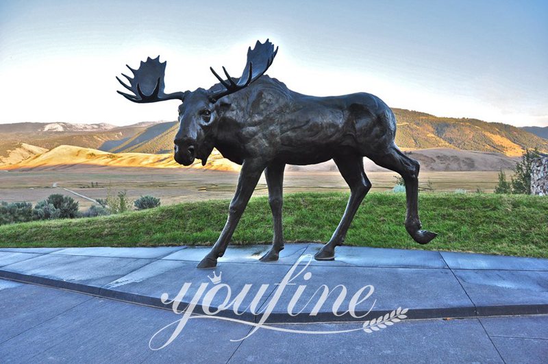 life size moose statue for sale-YouFine Sculpture