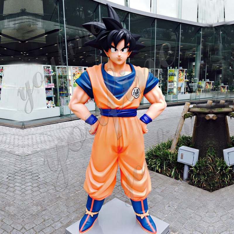 Fiberglass life-size Goku Statue in Park for Sale FOKK-005 - Fiberglass Statue - 1