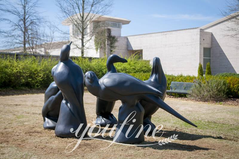 Giant Bronze Lost Bird Project Statue Zoo Decor Factory Supplier BOK1-323 - Other Animal sculptures - 8