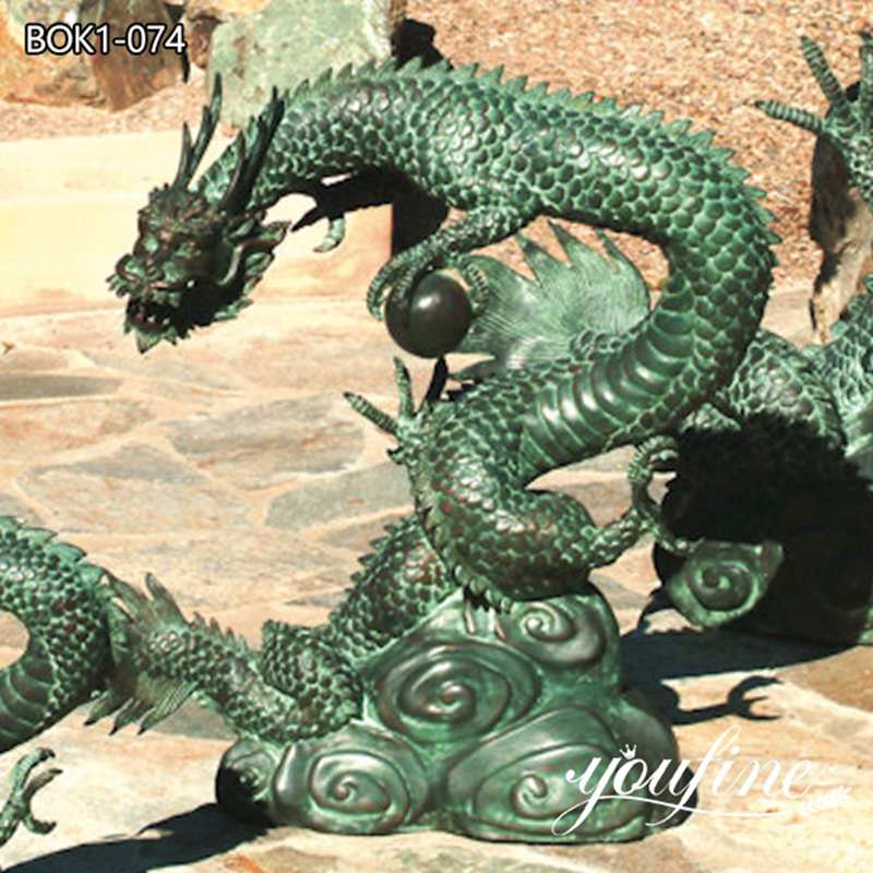 metal dragon sculpture-YouFine Sculpture