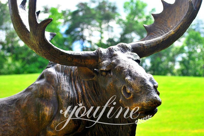 moose garden statue-YouFine Sculpture