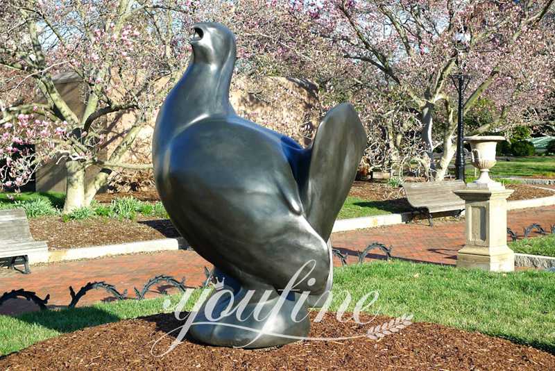 Giant Bronze Lost Bird Project Statue Zoo Decor Factory Supplier BOK1-323 - Other Animal sculptures - 6