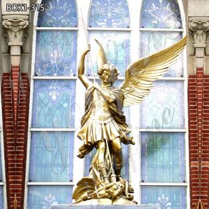 Bronze Famous St Michael Statue for Outdoor Garden for Sale BOK1-315
