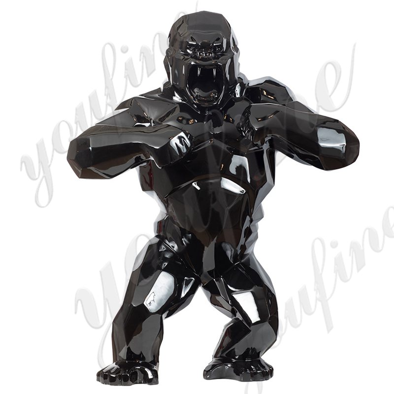 Giant Richard Orlinski Wild King Kong Gorilla Statue CSS-88 - Fiberglass Statue - 7
