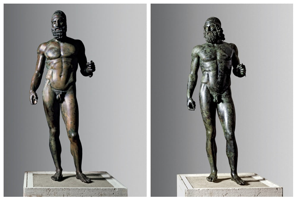The bronze Riace Warriors