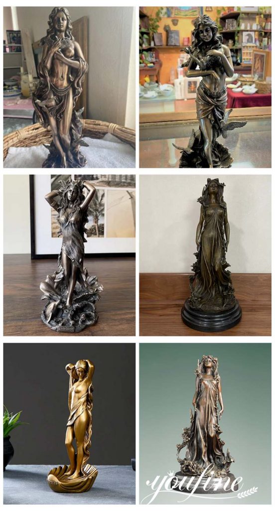 Life-size Bronze Aphrodite Statue Greek Mythology Art for Sale BOK1-342 - Bronze Famous Sculpture - 4