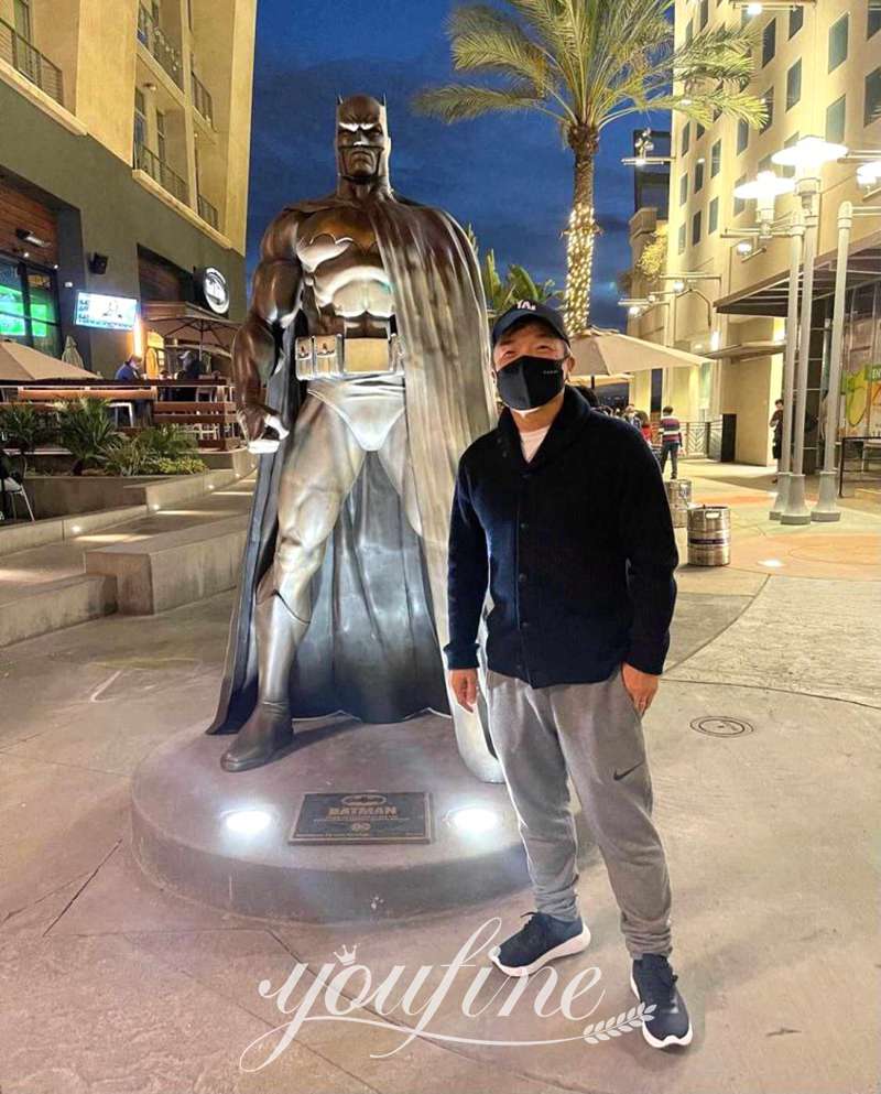 Bronze Life-size Batman Statue 2022 Action Figure Art Supplier BOK1-352 - Modern Bronze Sculpture - 9