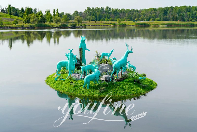 brass animal statues-YouFine Sculpture