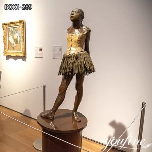Bronze Degas Ballerina Statue Little Dancer of Fourteen Years Reproduction BOK1-289