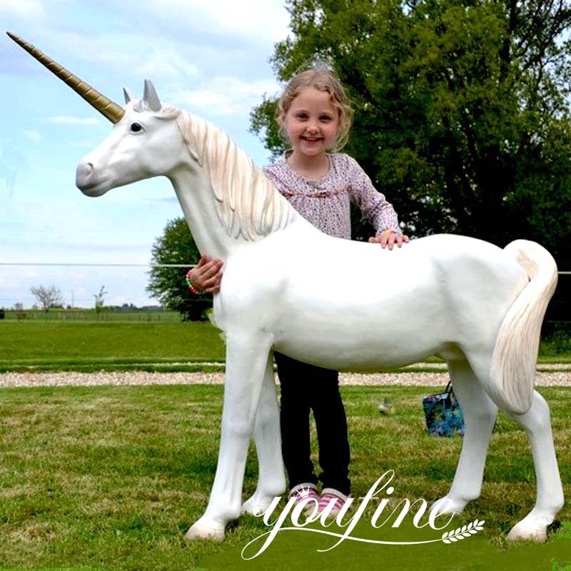 Lifesize Mystical Bronze Unicorn Statue BOK1-348 - Bronze Horse Statues - 7