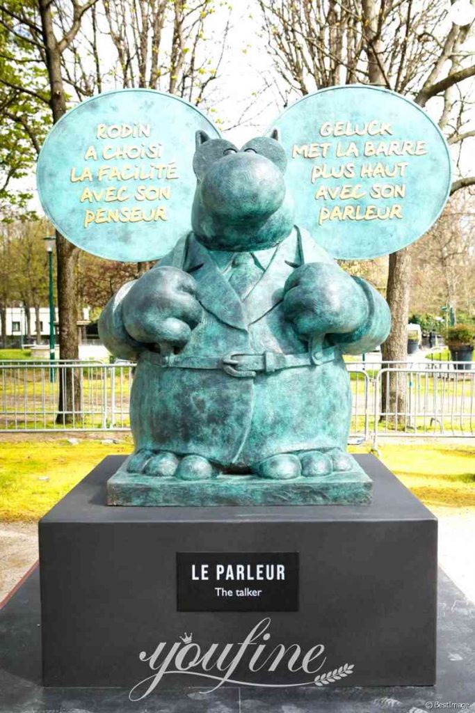 The Fattest Cat Statue  Le Chat Philippe Geluck Cartoon Art - YouFine News - 10