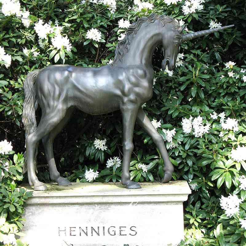 bronze unicorn statue-YouFine Sculpture