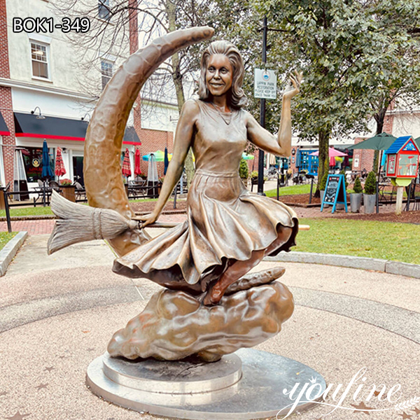 bronze witch statue-YouFine Sculpture