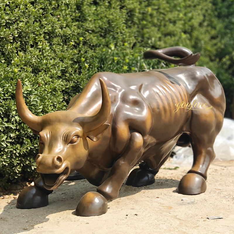 Bronze Charging Bull Statue for Sale BOK1-288 - Charging Bull Statue - 2