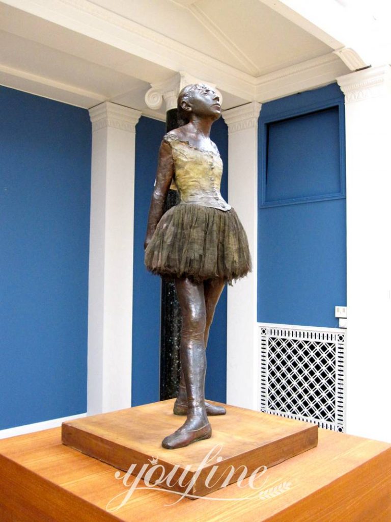 Bronze Degas Ballerina Statue Little Dancer of Fourteen Years Reproduction BOK1-289 - Bronze Figure Sculpture - 6