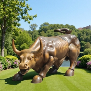 Bronze Charging Bull Statue for Sale BOK1-288