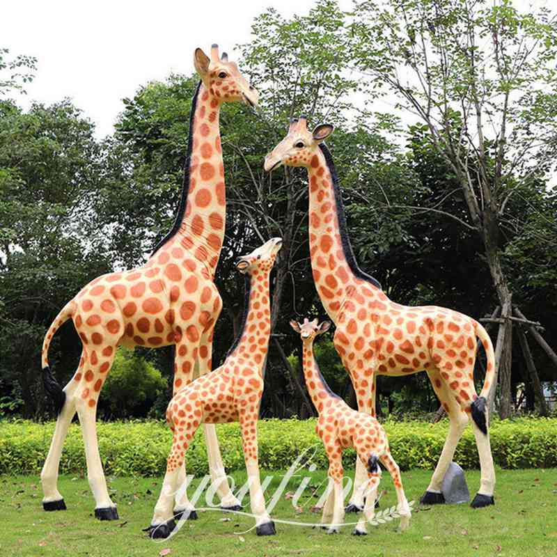 Bronze 6-Foot Giraffe Statue for Garden Home Decor Supplier BOK1-060 - Other Animal sculptures - 6