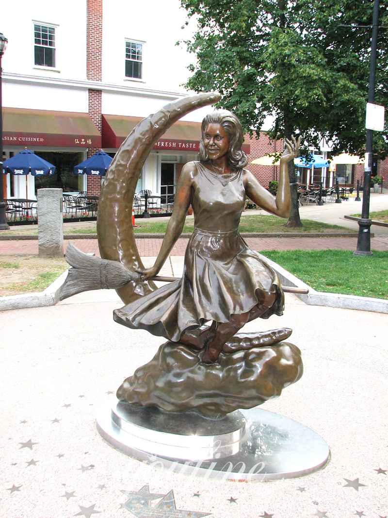 Bewitched Statue in Salem Witch Replica YouFine Sculpture