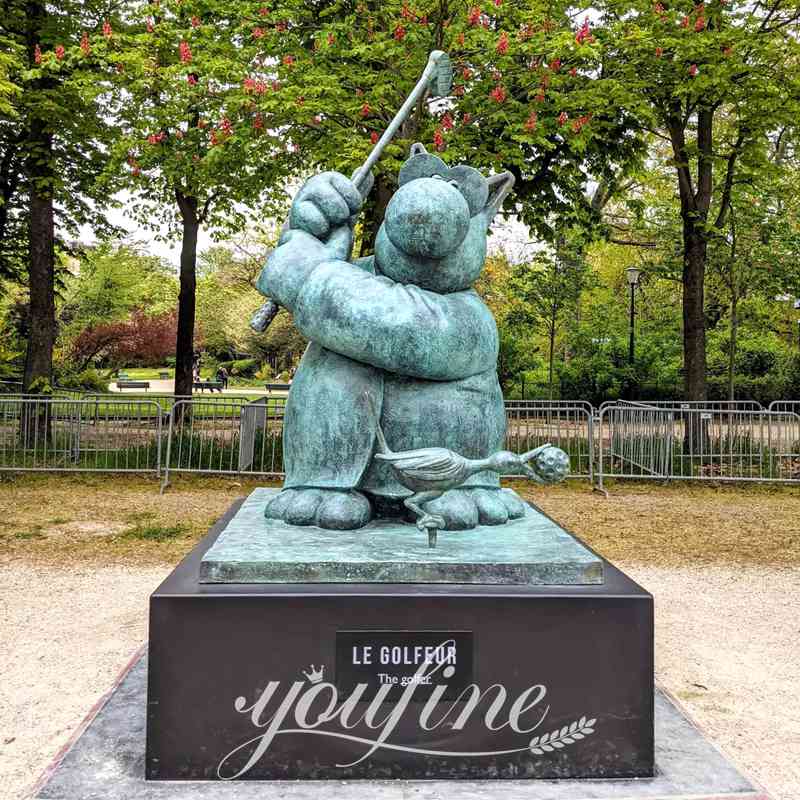 The Fattest Cat Statue  Le Chat Philippe Geluck Cartoon Art - YouFine News - 2