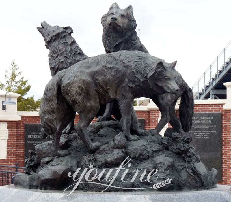 large wolf sculptures-YouFine Sculpture