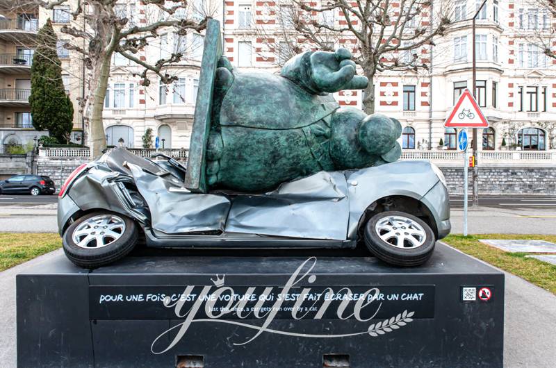 le chat statue paris-YouFine Sculpture