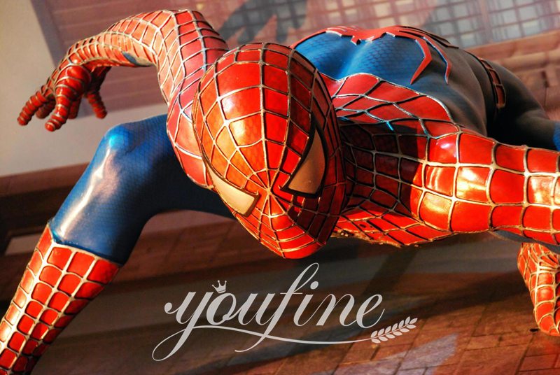life size spiderman sculpture blockbuster-YouFine Sculpture