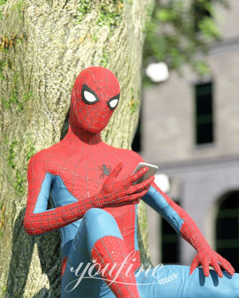 Lifesize Marvel Figure Spiderman Statues YouFine Sculpture