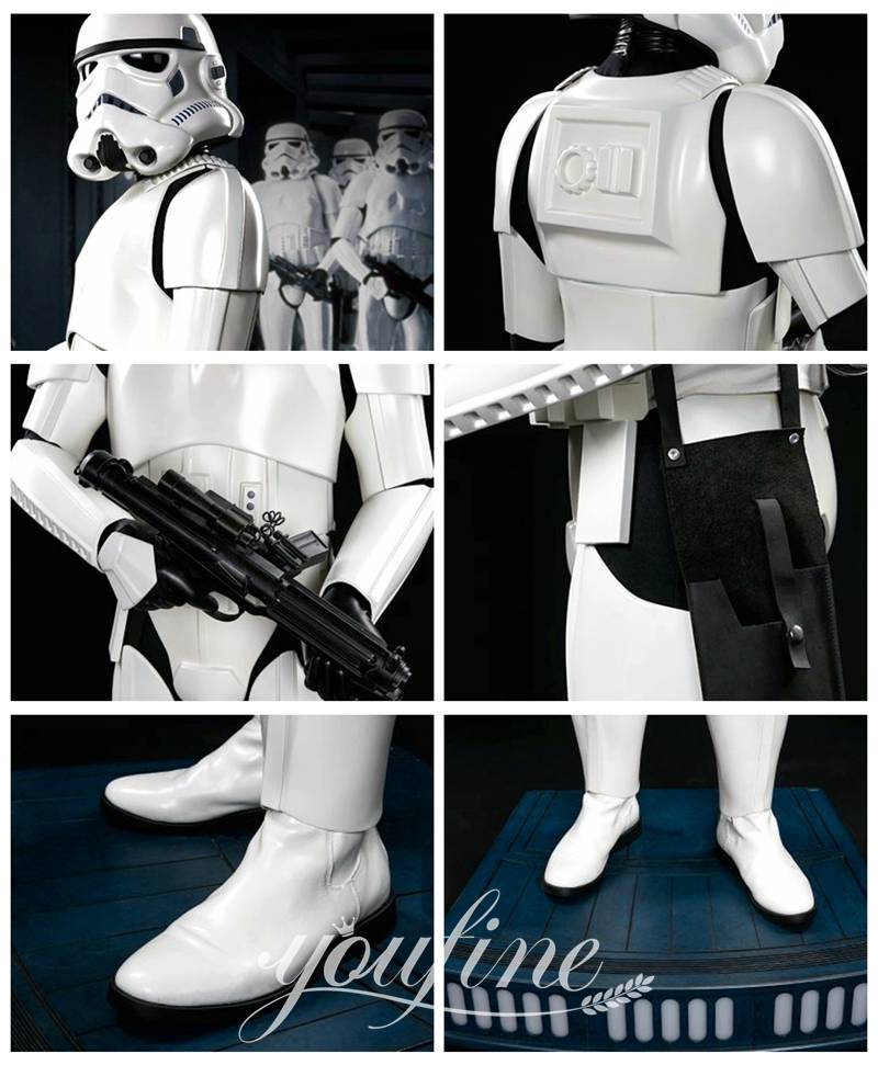 Fiberglass Life-size Stormtrooper Figure Statue for Sale FOKK-007 - Fiberglass Statue - 9