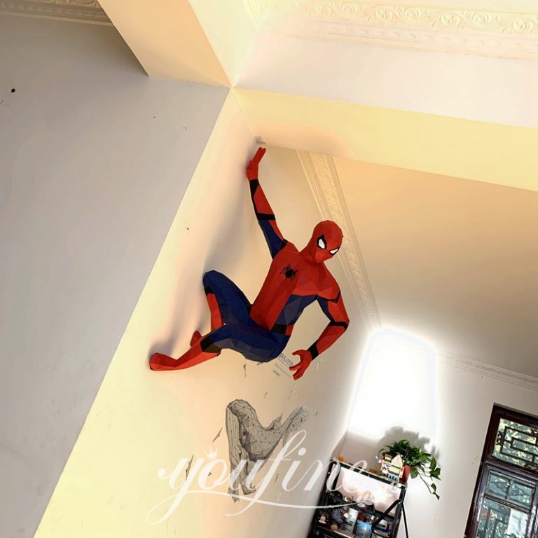 Grande Statue Spiderman Marvel – 75 Cm – Année 2004 – Occasion