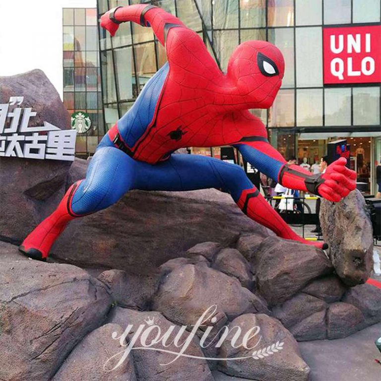 Lifesize Marvel Figure Spiderman Statues YouFine Sculpture