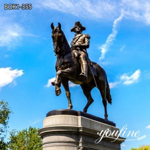 Famous Equestrian Statue of a Man on a Horse Park Decor Supplier BOK1-355