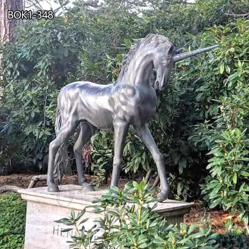 Lifesize Mystical Bronze Unicorn Statue YouFine Sculpture