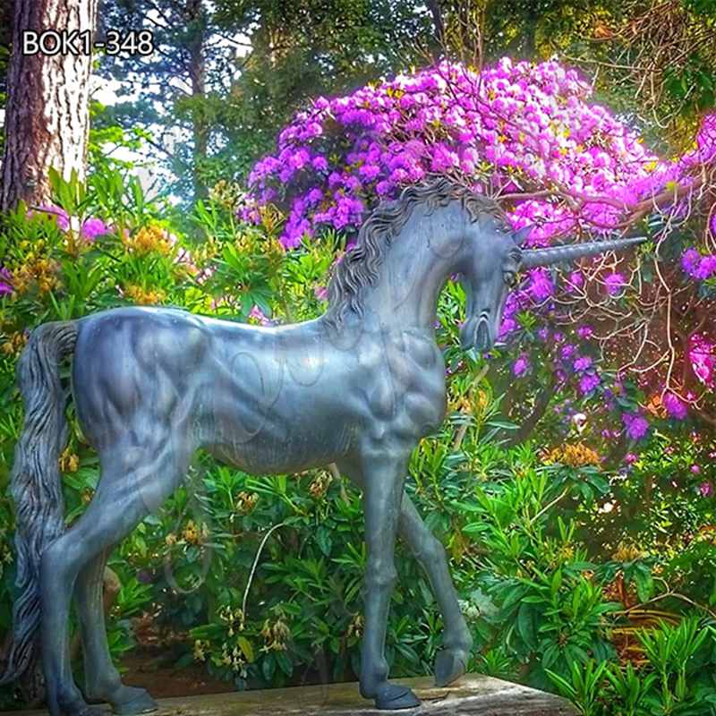 Lifesize Mystical Bronze Unicorn Statue YouFine Sculpture