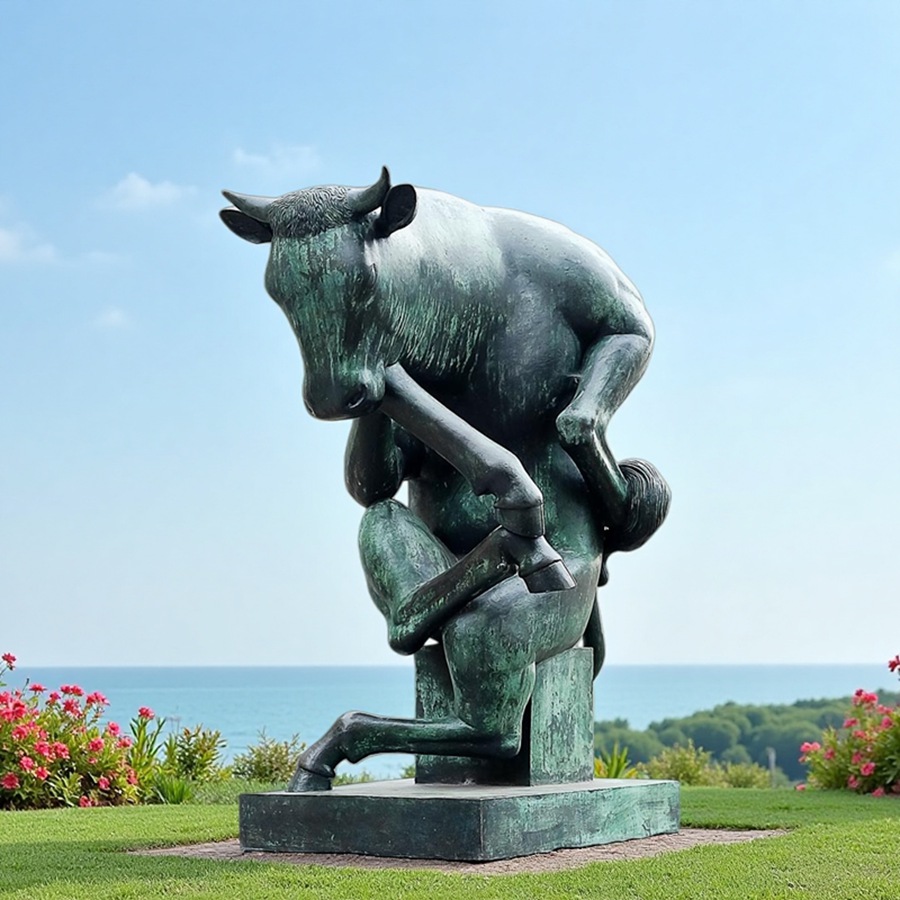 large Barcelona Bull Statue
