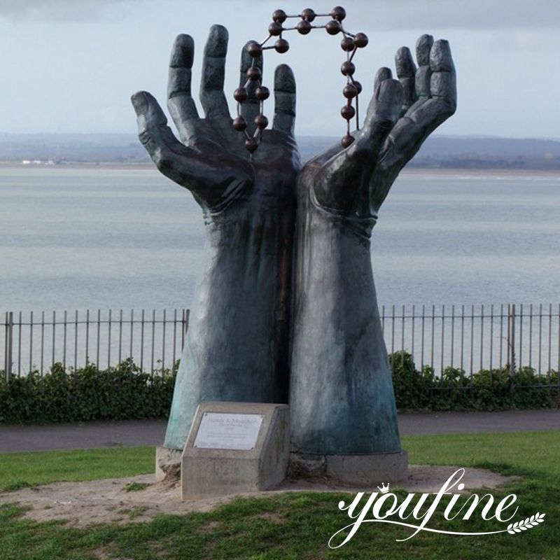 Bronze hand sculpture for outdoor-YouFine Sculpture