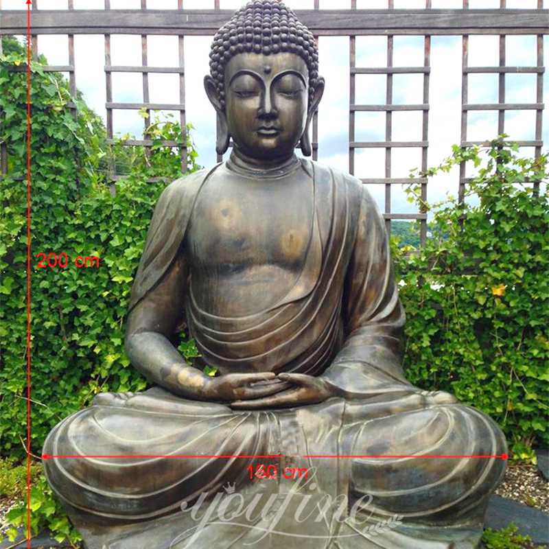 Large Antique Bronze Tian Tan Buddha Garden Statue Replica BOK1-361 - Bronze Buddha sculpture - 26