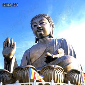 Large Antique Bronze Tian Tan Buddha Garden Statue Replica BOK1-361