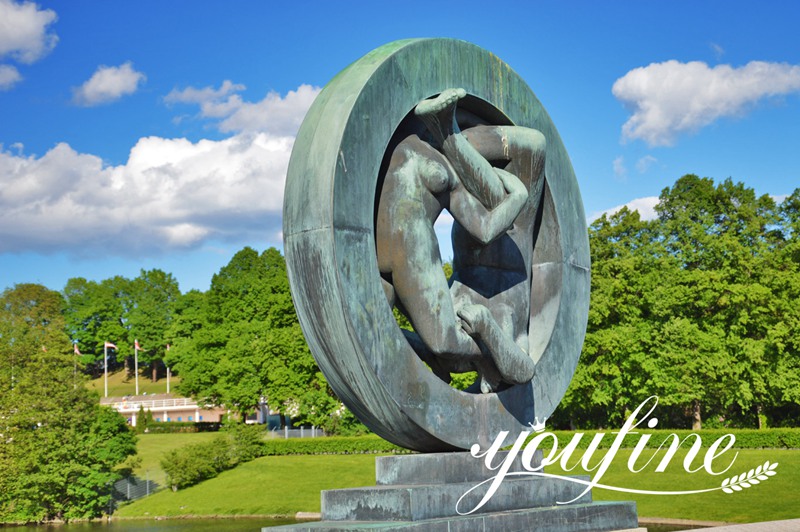 Bronze Circle of Life Gustav Vigeland Replica Statue Manufacturer BOK1-372 - Bronze Classical Sculpture - 3