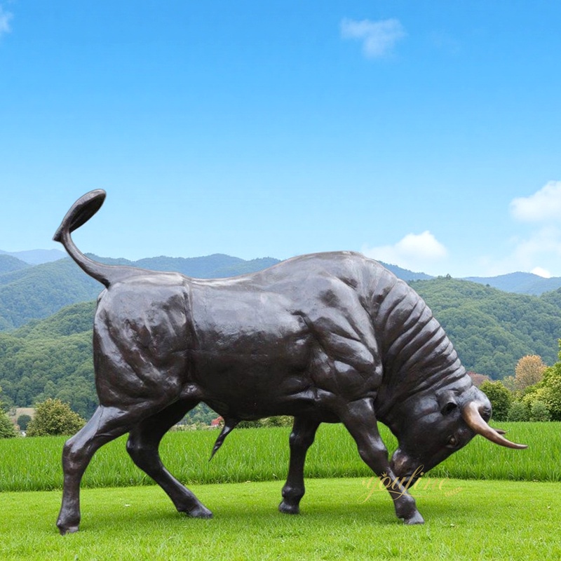 Fighting Bull Sculpture