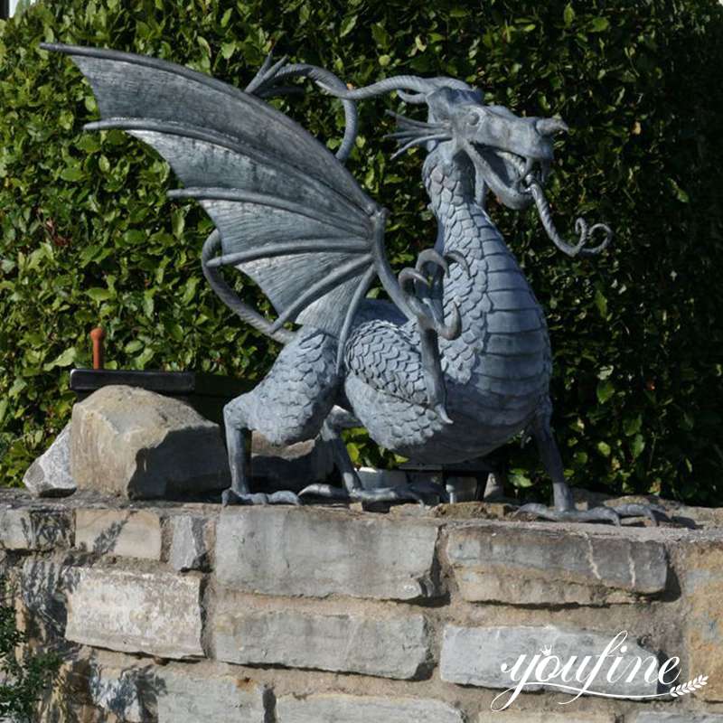 Modern art bronze dragon statue-YouFine Sculpture
