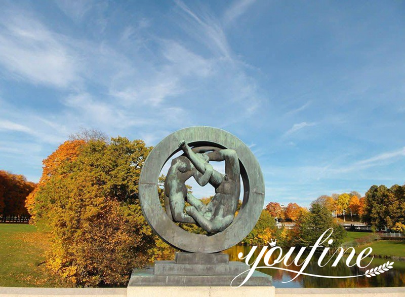 bronze circle of life Sculpture-Park-sculpture-YouFine Sculpture