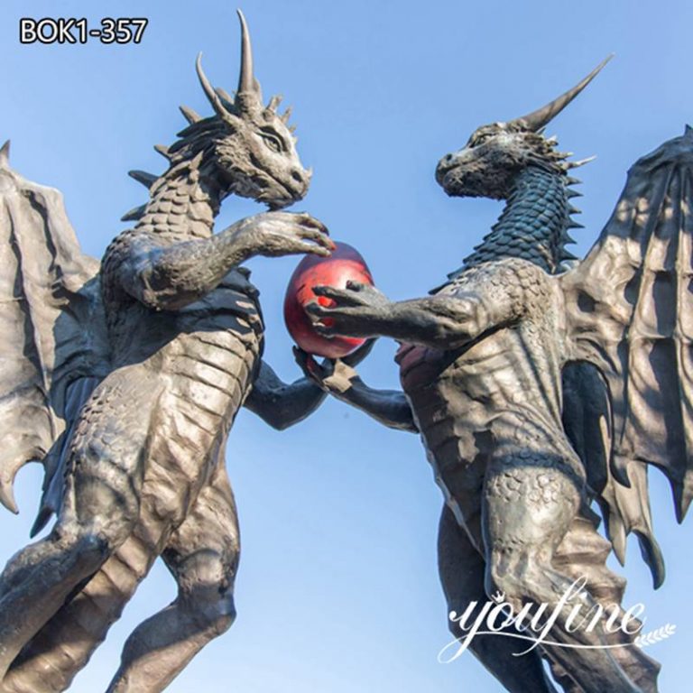 Bronze dragon sculpture-YouFine Sculpture