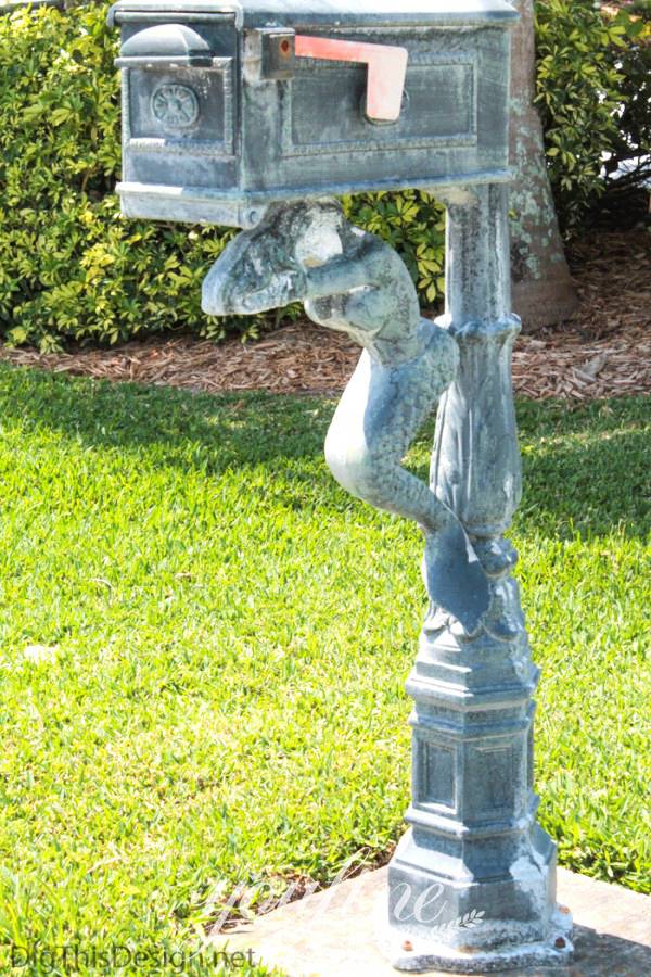 antique bronze mailbox-YouFine Sculpture